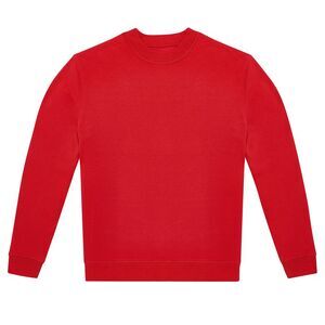 B&C Unisex Adult ID.222 Crew Neck Sweatshirt / Red